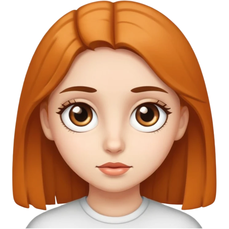 Girl with big eyes  emoji