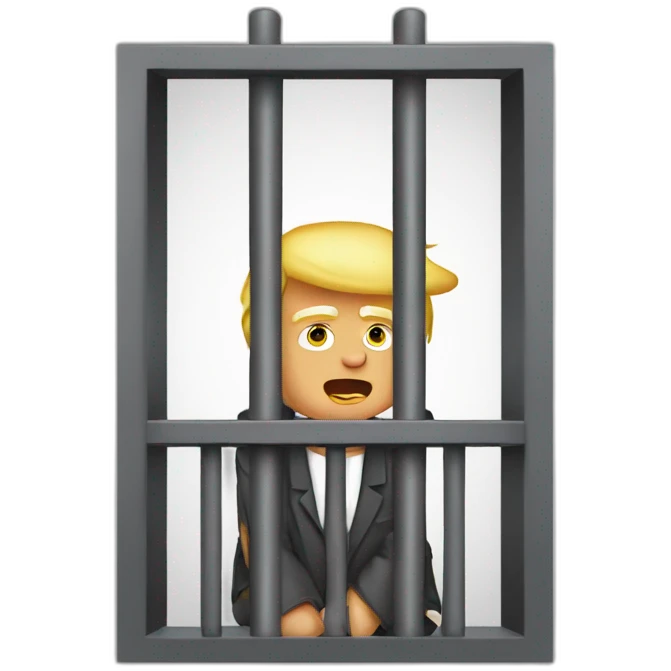 trump-in-jail-cell emoji