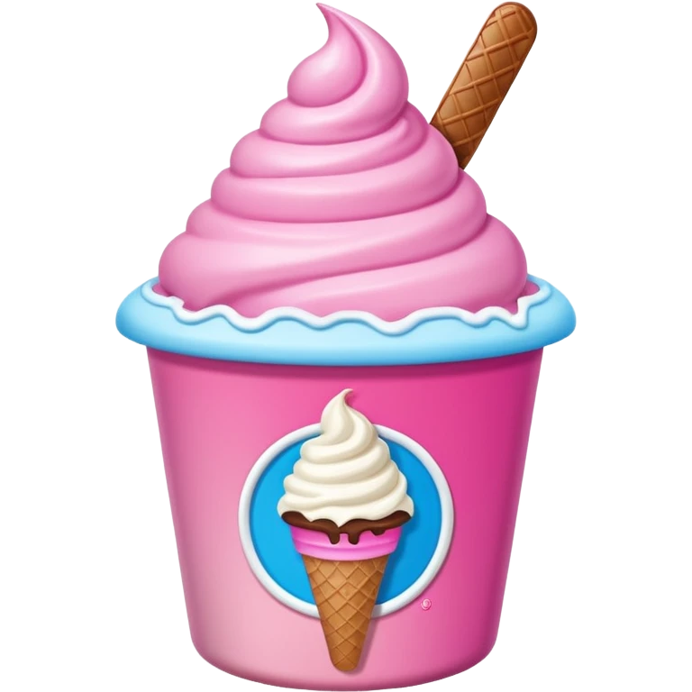 baskin robbins cup emoji
