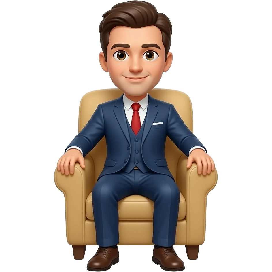 this character sitting on a chair emoji