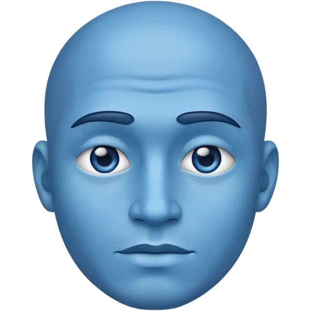 Blue shark man emoji
