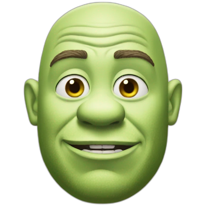 white-shrek emoji