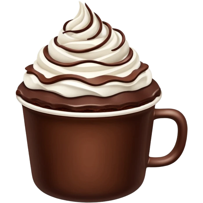chocolate desert in cup emoji