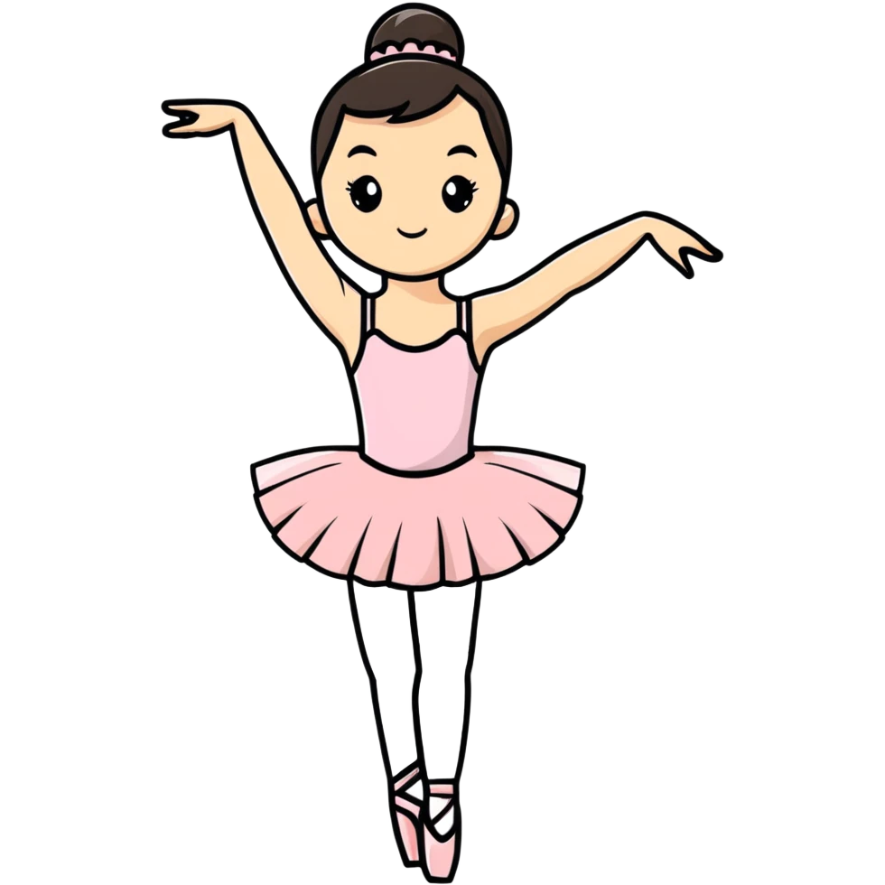 graceful ballerina in a ballet pose emoji