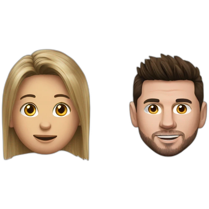Messi sur Ronaldo emoji