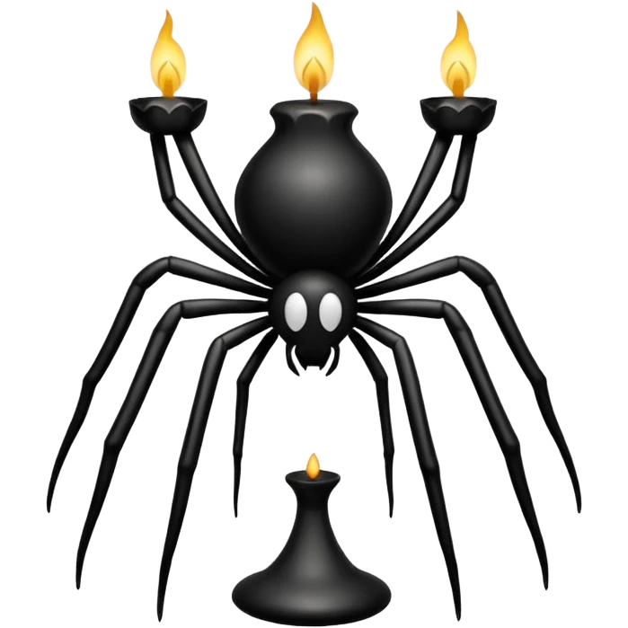 Spider candle  emoji