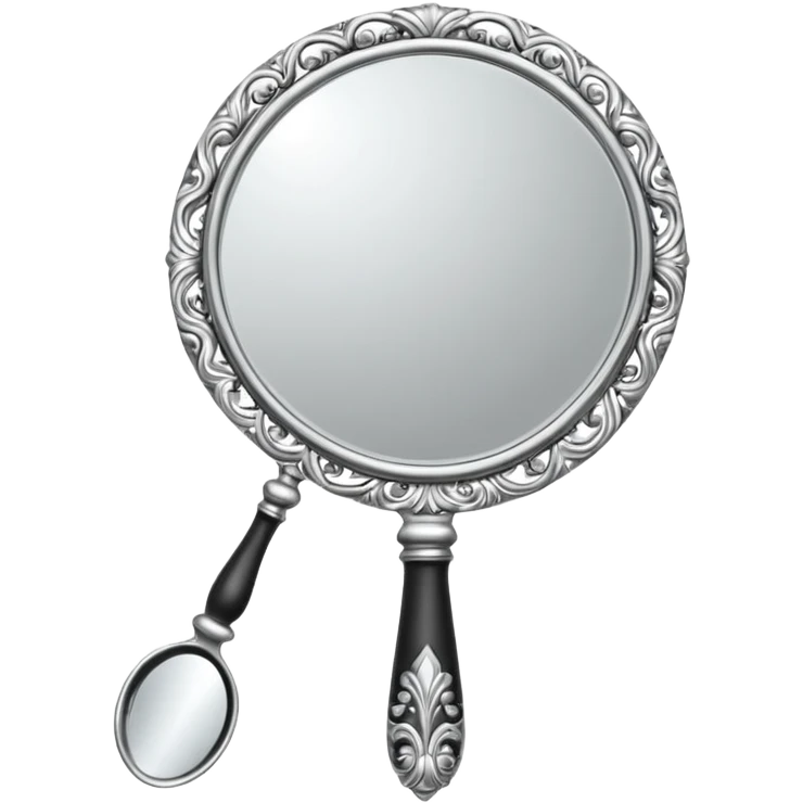 Hand mirror emoji