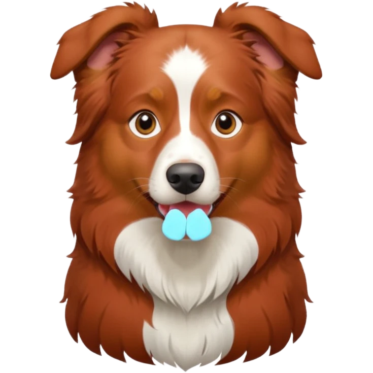 Red tri aussie emoji