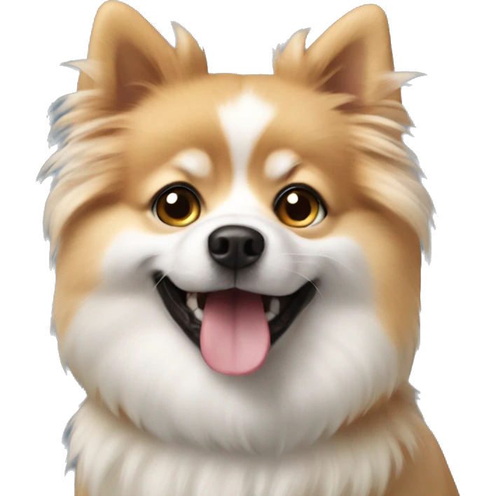 spitz dog emoji