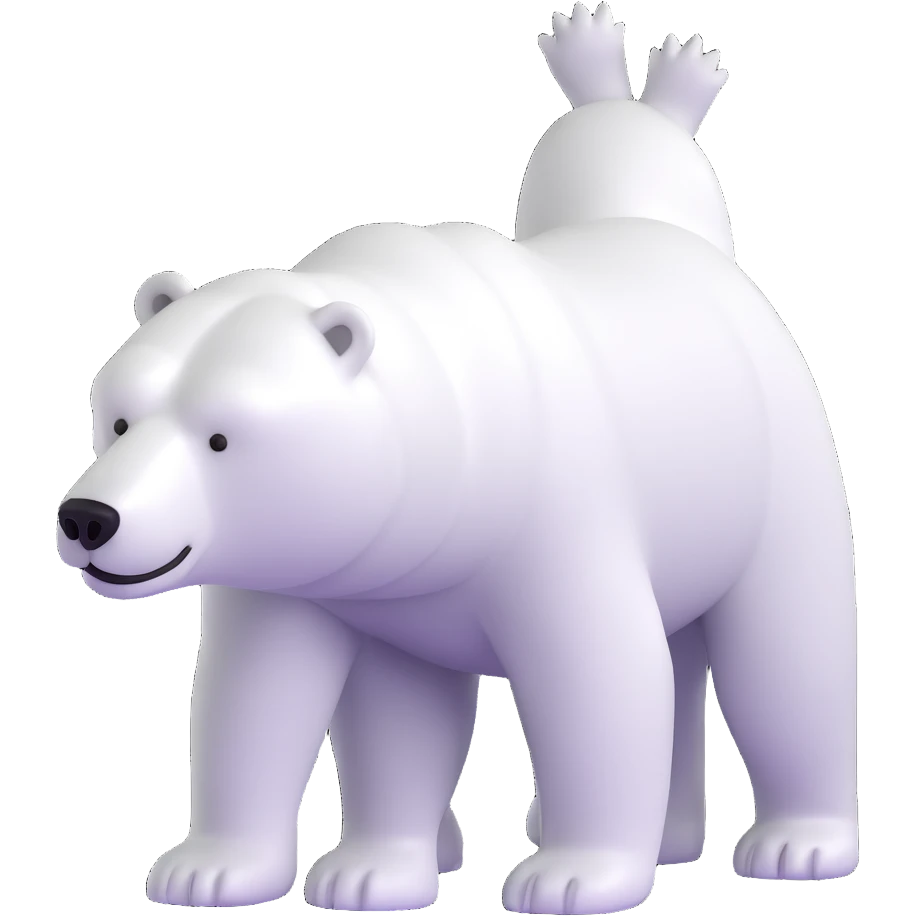 polar bear emoji