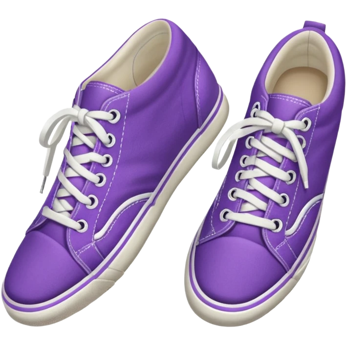 purple Van's sneakers emoji