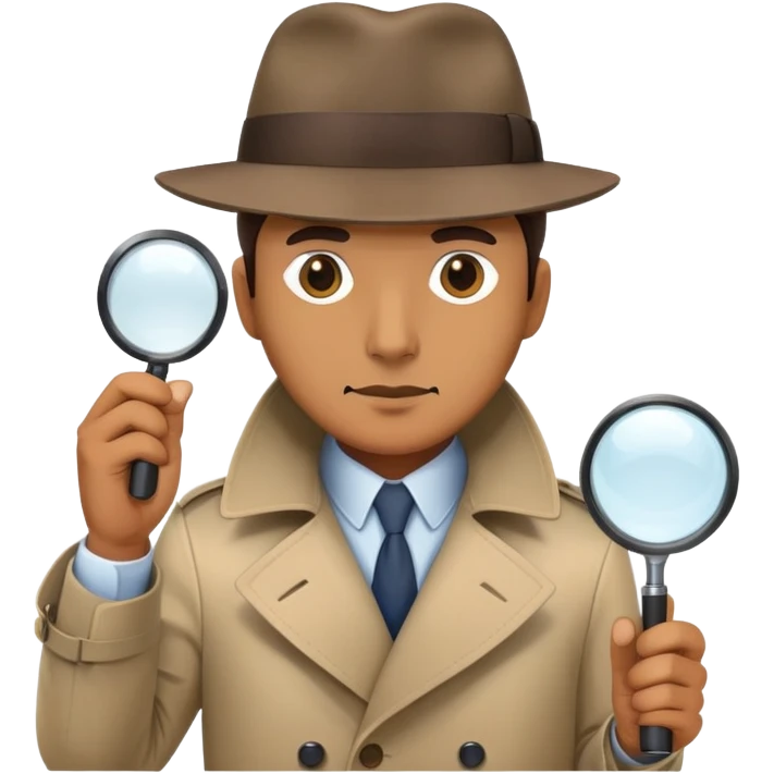 classic detective emoji