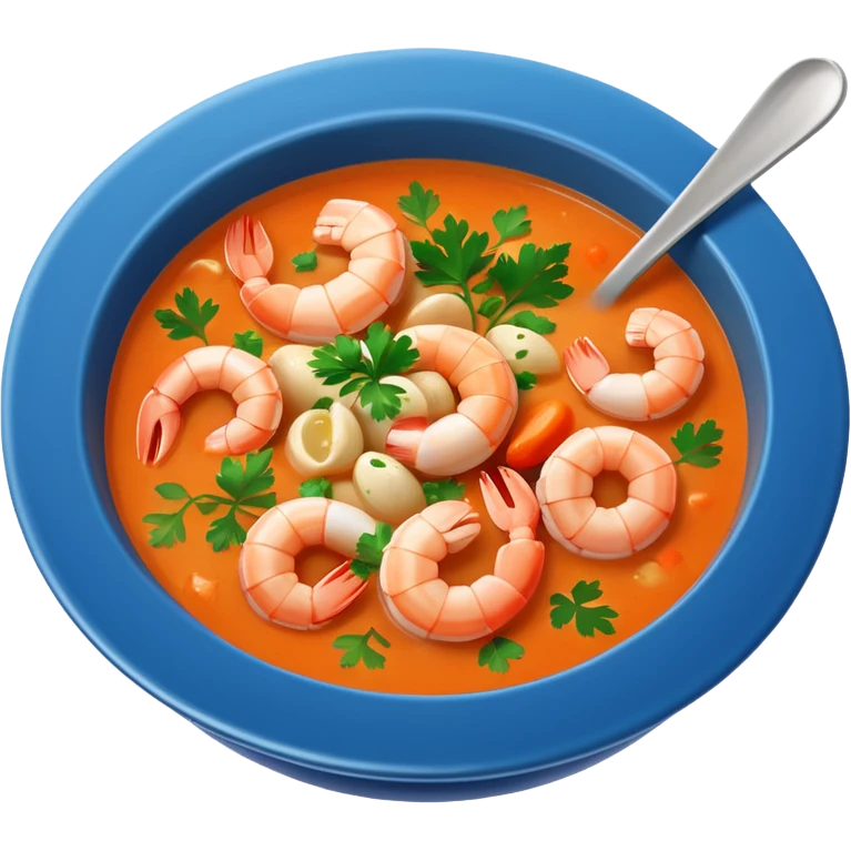 Seafood soup emoji