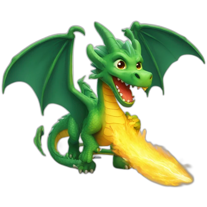 Dragon feu emoji