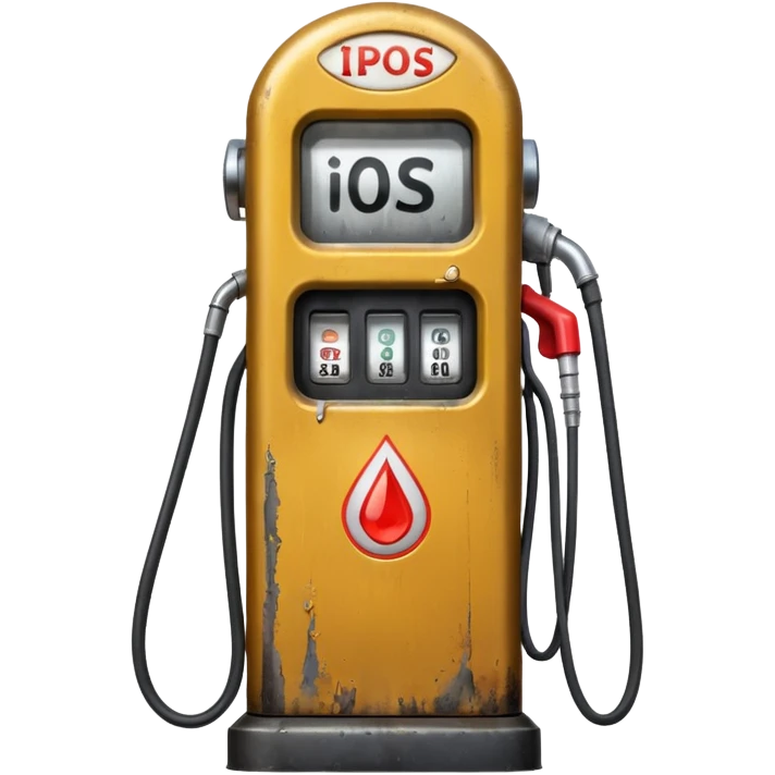 crying gas pump emoji