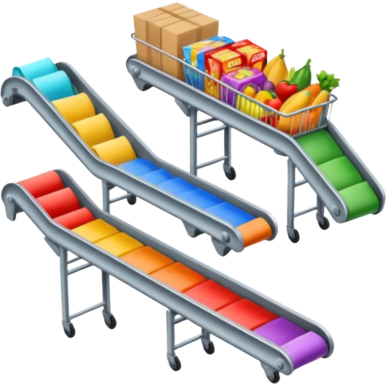 CONVEYER BELT TILL SHOPPING emoji