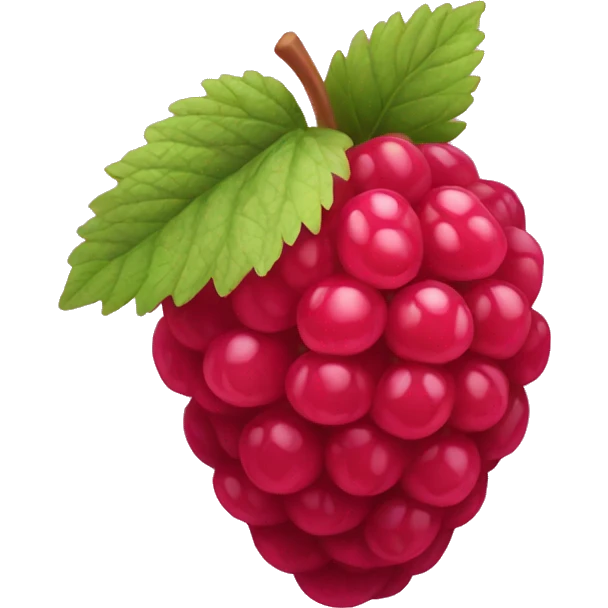 one single raspberry emoji