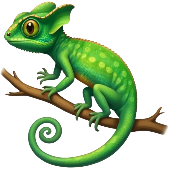 Emoji de camaleón, que sea bonito, tierno y único para compartir con mi pareja, entonces que sea único emoji