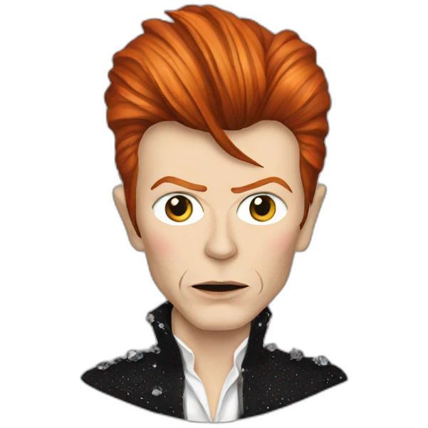david bowie in stage outfit emoji