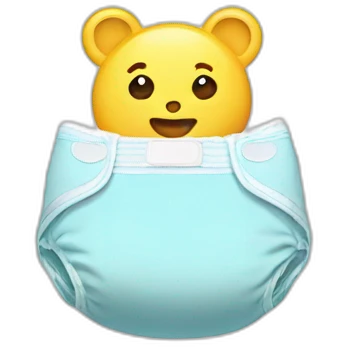 Diaper change  emoji