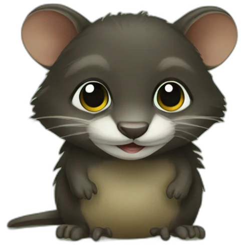 ratel on kiwi emoji