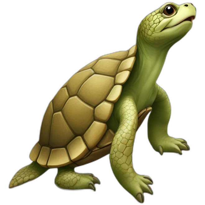 tortue sur loutre emoji