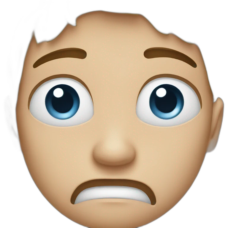 face crying out emoji