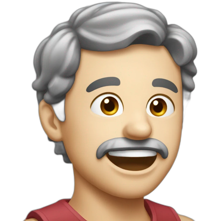 lyffy avec un bout de viande emoji