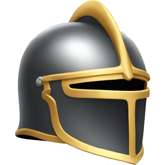 knight helmet with visor emoji