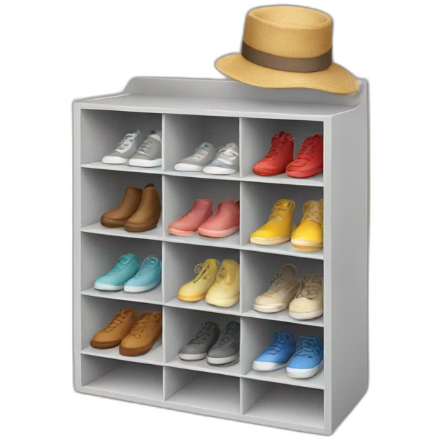 Shoe organizer emoji