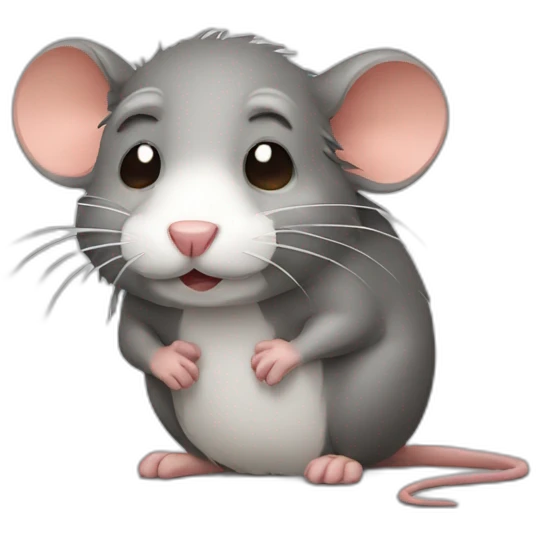 tired rat emoji