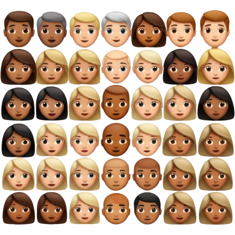 humans with face expressions emoji