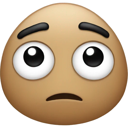 Pou triste emoji