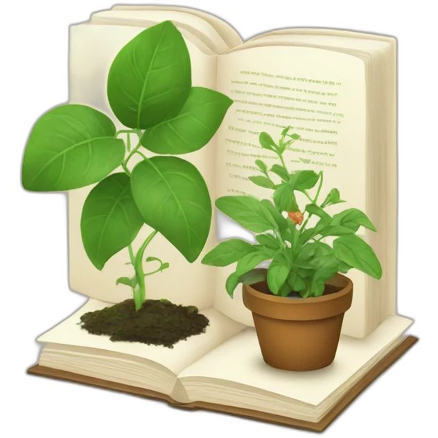 Book about plants emoji