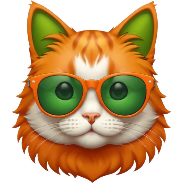 Cat wearing sunglasses emoji