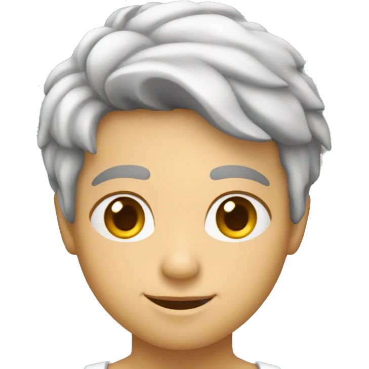 Coração branco pequeno emoji