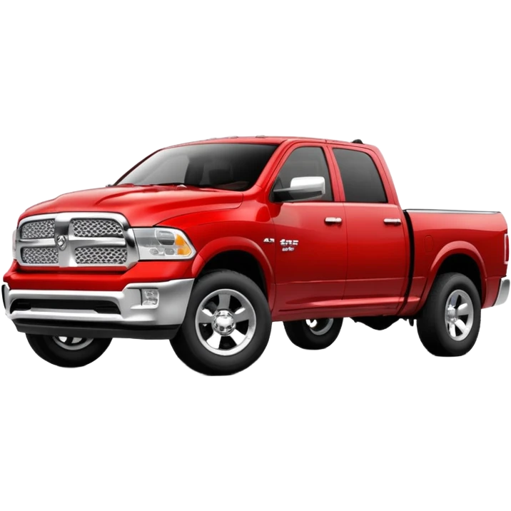 2011 dodge ram red from the left side emoji