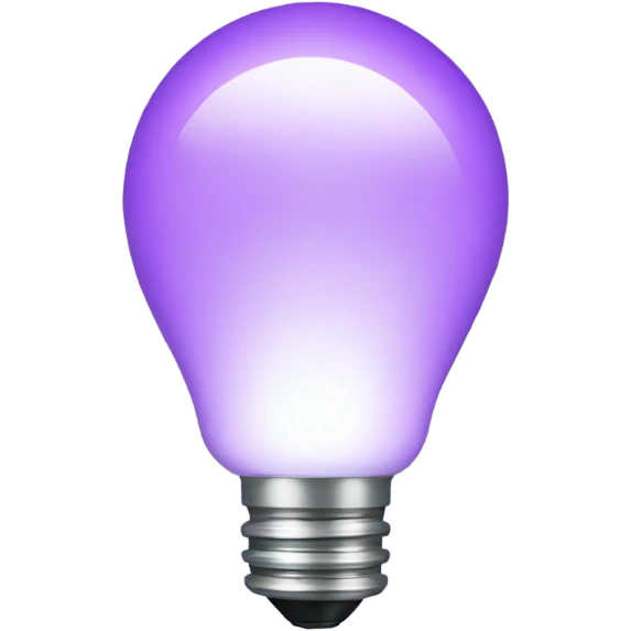 light purple led lights emoji