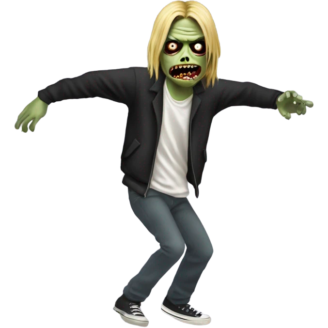 kurt cobain zombie dancing emoji