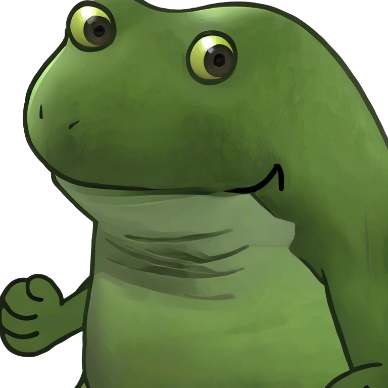 Realistic bufo￼ action figure emoji