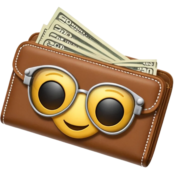 Aviator money emoji, wallet full of cash, casino vibe, premium 3D emoji style, clean, no background
 emoji