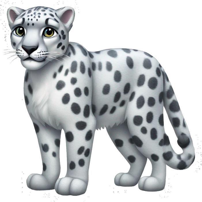 Snow leopard  emoji