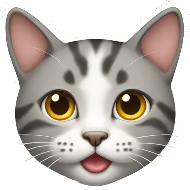 purring cat emoji
