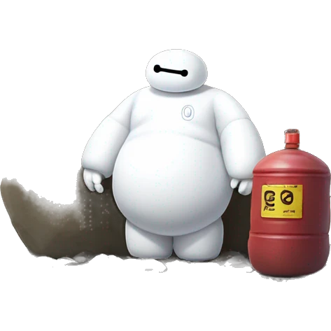Baymax being abandoned  emoji