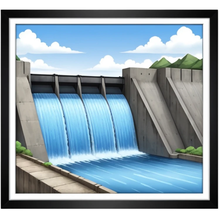 water dam emoji