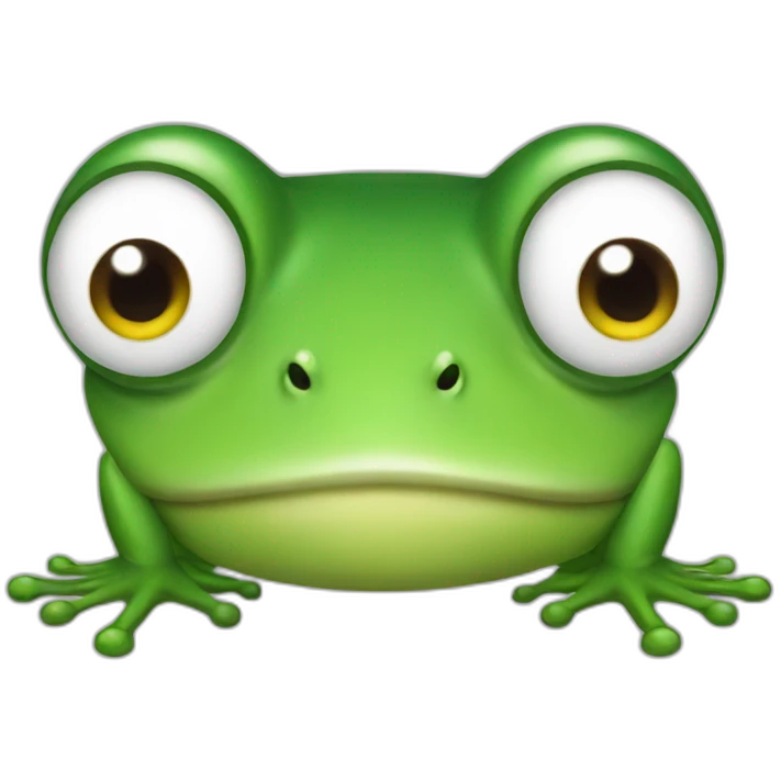 side eye frog emoji