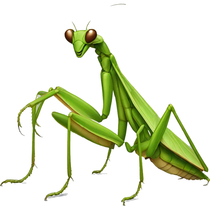 Praying mantis emoji