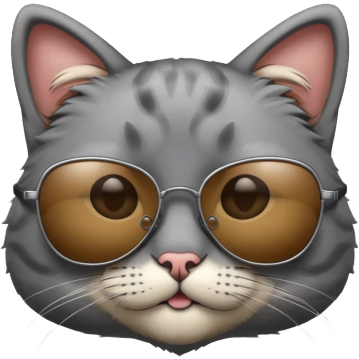 cat head with sunglasses emoji