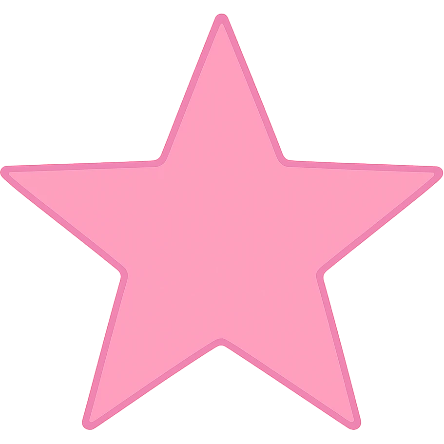 pink star emoji