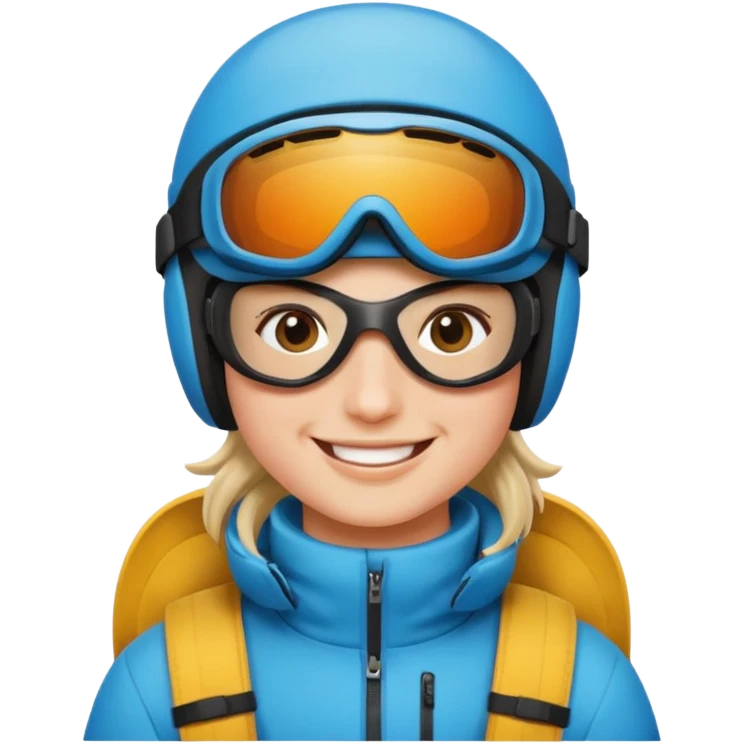 person with ski goggles emoji
